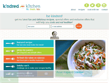 Tablet Screenshot of kindred-kitchen.com